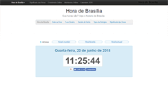 Desktop Screenshot of horadebrasilia.com