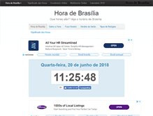 Tablet Screenshot of horadebrasilia.com